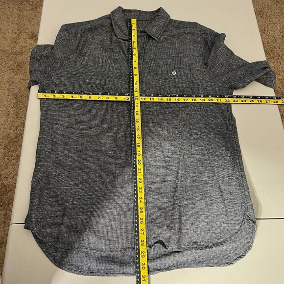 Wilson & Willy's Shirt Mens Large Gray Button Up Long Sleeve Woven Cotton USA L - Picture 2 of 12